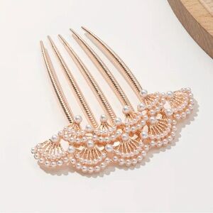 Elegant Pearl Hair Comb: Dreamy Crystal Hair Fork (brand new)